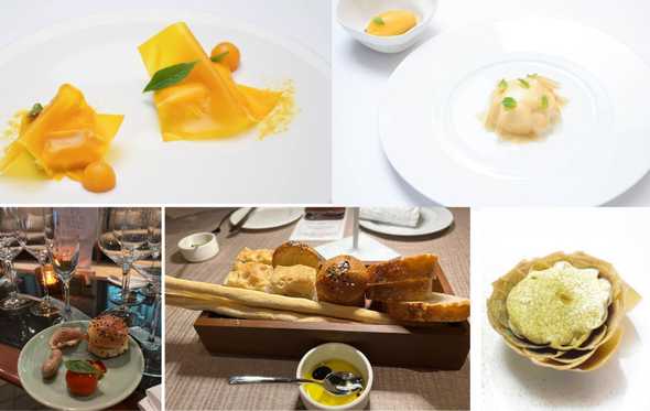 Three-course dinner and canapés  by Chef Eugenio Cannoni