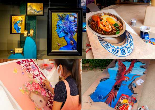 1 art work shopping village blue tree phuket