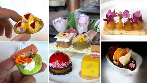A selection of treats for afternoon tea, Siam Kempinski Bangkok