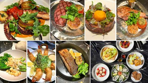 From steaks to octopus – the menu delights  