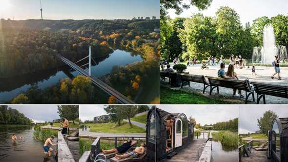 In Vilnius, greenery isn’t an escape from the city — it is the city. Parks, rivers, and forest trails weave through daily life