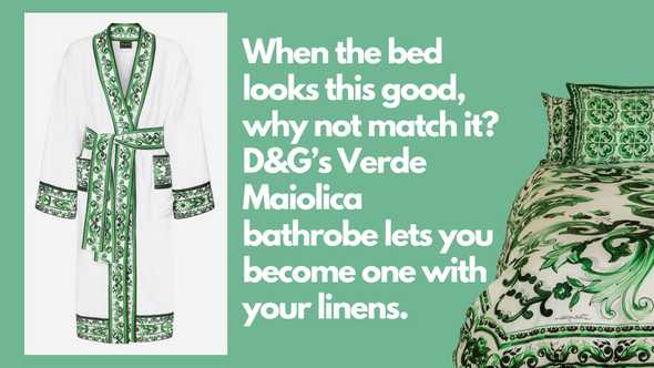 Bathrobe anyone?