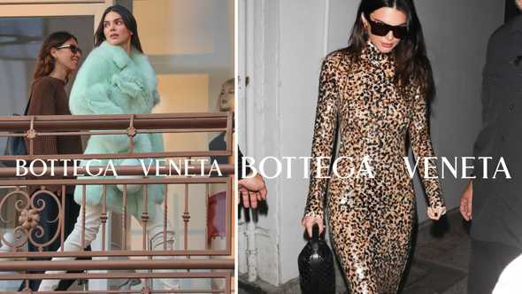 Mint-Green Fur Coat;  sequin turtleneck dress