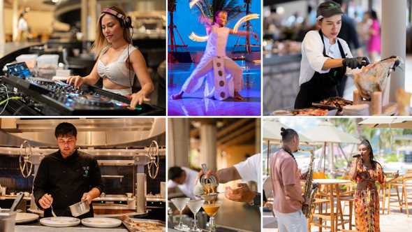 There's food, there's music, there's entertainment - perfectly calibrated