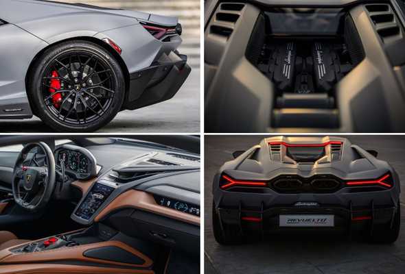Details: Lamborghini Revuelto - The first super sports V12 hybrid HPEV 